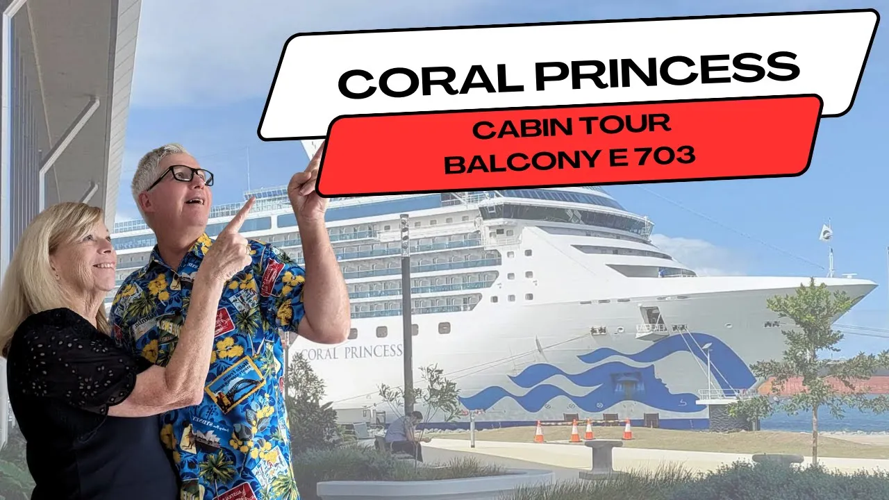 Princess Cruises - Coral Princess Balcony Cabin Tour