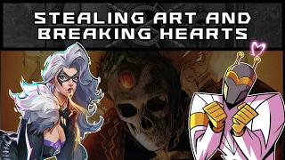 Black Cat Stealing Art and Breaking Hearts