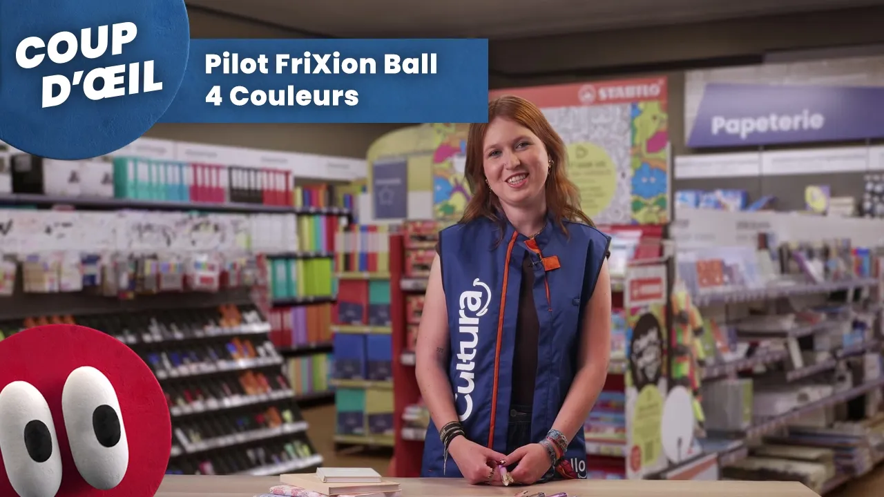 Cultura — Cultura — Pilot FriXion Ball 4 Couleurs Pen (YouTube video ad)