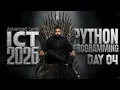 ICT 2026 Python programming Complete Lesson - DAY 04