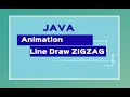 Draw A Line Using Java Jframe ZIGZAG Java Animation Tutorial In