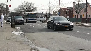 B49 Bus entering west end ave
