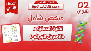 ثانية ثانوي اقوى ملخص حول الاستيلاد مراجعة للاختبار علوم تجريبية رياضيات 