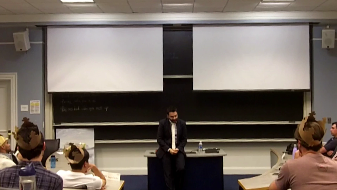 Video thumbnail: Luca Cian’s ‘Last Lecture’ for Class of 2017: Seek New Points of View