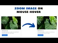 How To Zoom Image On Hover HTML and CSS only Swapnil Codes