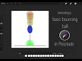 Animating a Basic Bouncing Ball in Procreate