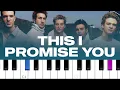Download Lagu NSYNC - This I Promise You (piano tutorial)