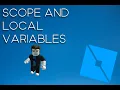 Scope and Local Variables ROBLOX STUDIO CODING TUTORIAL