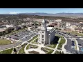 Cedar City Utah Temple - 4k Aerial View