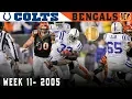The Most High-Octane First Half in NFL History Colts vs Bengals 2005 NFL Vault Highlights