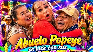 ABUELO POPEYE MIL AMORES CON SUS 2 BAILARINA 