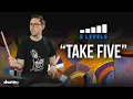 Play Take Five On The Drums 5 Levels