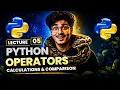 Python Operators Lecture 05 Python for Beginners in Hindi