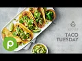 Spicy Fried Shrimp Tacos Avocado Salsa - Publix Aprons Cooking School Online