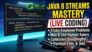 Java 8 Streams Interview Questions Crack Senior Level Coding Rounds Live Coding