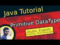Java Primitive Data Types Java Tutorial