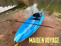 Maiden Voyage on my Pelican Challenger 100 Angler kayak fishing