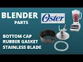 Oster Bottom Parts Glass Jar - How To Fix Replacement Bottom Cap Rubber Gasket