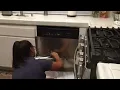 Ezfauxdecor Peel and Stick Stainless Steel Dishwasher Cover Quick Installation