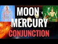 Moon Mercury Conjunction Moon conjunct Mercury Vedic Astrology