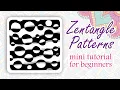 Zentangle patterns for beginners zentangle inspired art tangle patterns
