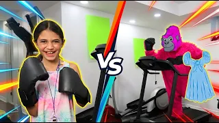Heidi & Zidane बनाम गुलाबी गोरिल्ला 😄 मज़ेदार खेल और शिक्षाप्रद कहानी