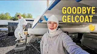 Catamaran Build – SUIT UP TO STRIP DOWN!!  (MJ Sailing – Ep 357)