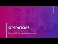 9 Comparison Operators
