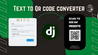 Text to QR Code Converter using Python and Django