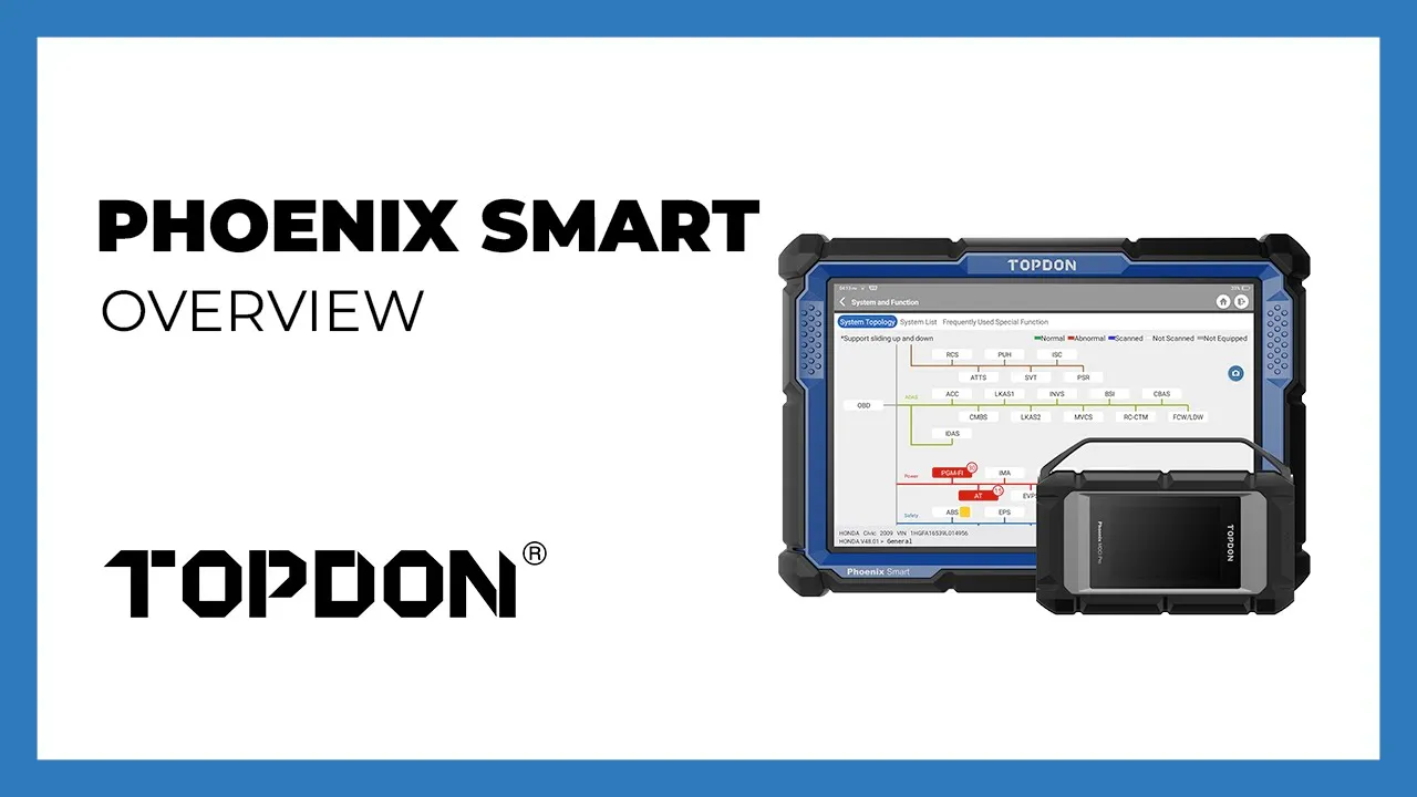 Présentation officielle du scanner Phoenix Smart par TOPDON USA