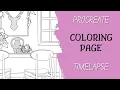 Oh Deer Coloring Page - Procreate Timelapse