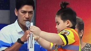 Baste and Aneeza Gutierrez playing Jackpot en Poy