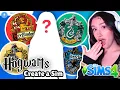 I made Sims inspired by HOGWARTS HOUSES in The Sims 4