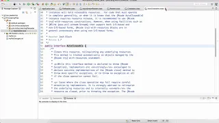 Try with Resources and the AutoCloseable Interface in java