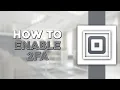 How To Enable Two Factor Authentication 2FA on Square App Quick Tutorial