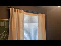 Drapenova Natural Pinch Pleat Curtains 84-Inch - 2 Panel Set