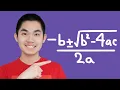 Quadratic Formula in 3 minutes