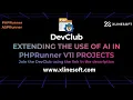 EXTENDING THE USE OF AI PHPrunner XLINESOFT