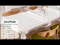 Clear table cover protector LovePads Upgraded Version 1 5mm Thick Clear Table Cover Protector