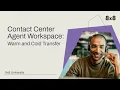 CC Agent Workspace Warm and Cold Transfer