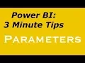 Power BI - Specifying Parameters for Data Source
