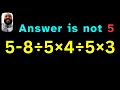 This math problem broke the internet only 1 can solve it
