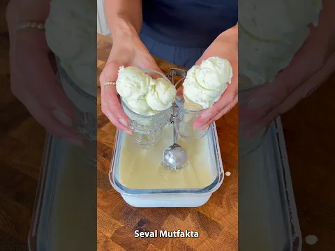 3 Malzeme İle Şekersiz Dondurma Yapıyoruz‼️#diy #food #tarif #recipe #shorts #shortvideo #short