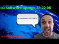 New LG Software Update Version 33 22 95 This One Is For The C2 and G2