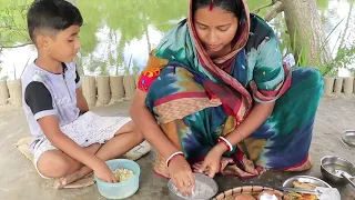 CHINGRI MACHER MALAI CURRY cooking&eating by popi kitchen