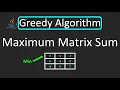 LeetCode - 1975 Maximum Matrix Sum Greedy Algorithm Java