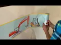 How to install Peel and Stick Wallpaper Border