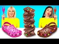 Lagu Chocolate VS Real Food Challenge | Expensive VS Cheap Decorating Ideas by RATATA POWER