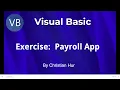 Visual Basic Programming - Payroll Application Solution