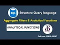 SQL Aggregate filters Analytical functions Structure query language SkillBout